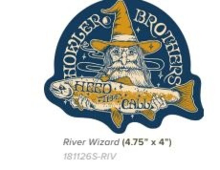 HOWLER BROS RIVER WIZARD STICKER