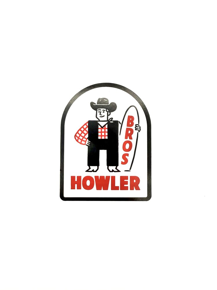 HOWLER BROS HOWLER WESTERN WEAR STICKER