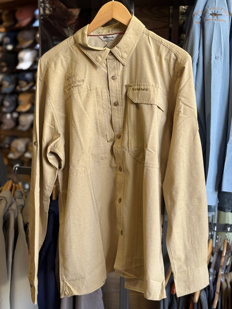 Simms Fishing Products M'S GUIDE BUGSTOPPER LS SHIRT