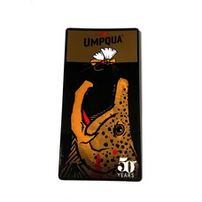 Umpqua Feather Merchants JAWS BROWN STICKER