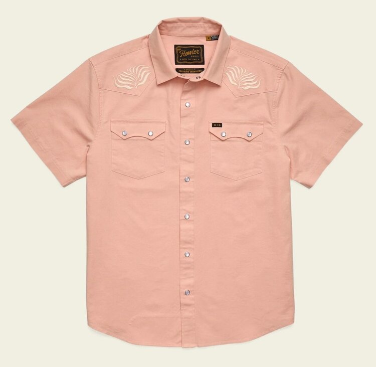 HOWLER BROS CROSSCUT DELUXE SNAPSHIRT SHORT SLEEVE