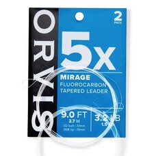 ORVIS ORVIS MIRAGE FLUOROCARBON TAPER LEADER 2 PACK