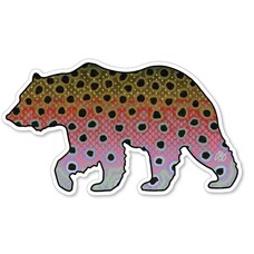 CASEY UNDERWOOD BEAR RAINBOW STICKER