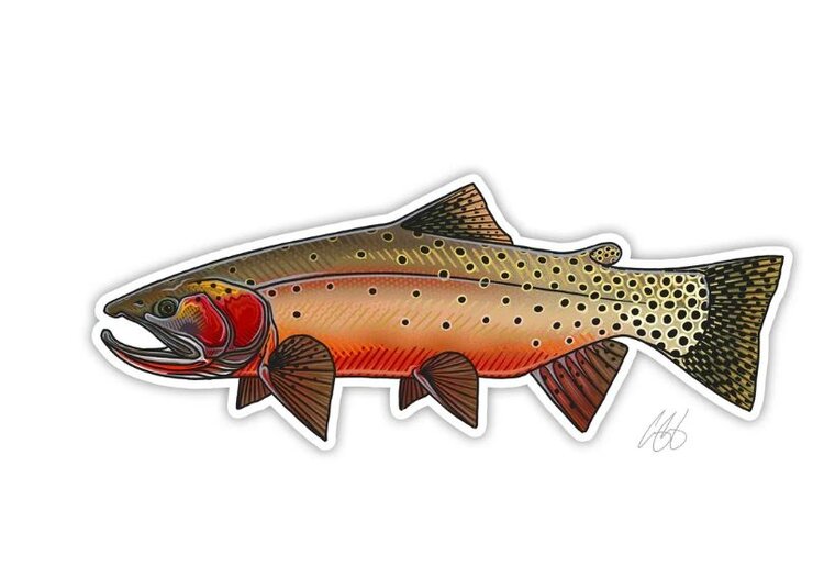 CASEY UNDERWOOD GREENBACK CUTTHROAT STICKER