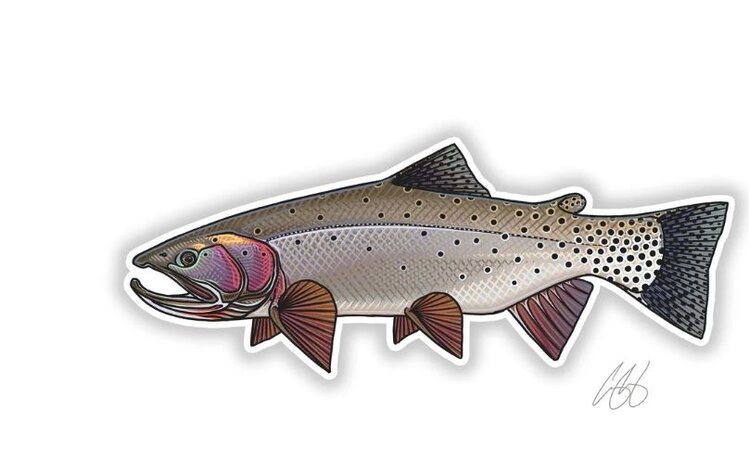 CASEY UNDERWOOD BONNEVILLE CUTTHROAT STICKER