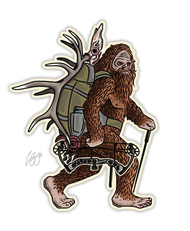 CASEY UNDERWOOD BOW SQUATCH DECAL