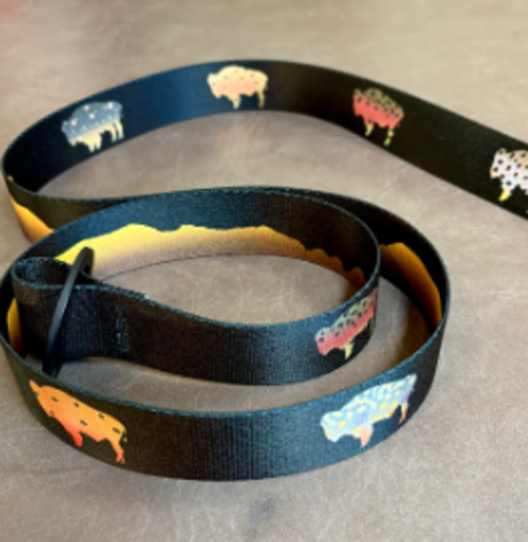 DRIFT BELT COMPANY WY BISON STATE FISH PLATES LIFESTYLE BELT