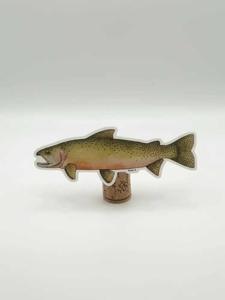 OLIVIA MAE DESIGNS WESTSLOPE CUTTHROAT STICKER