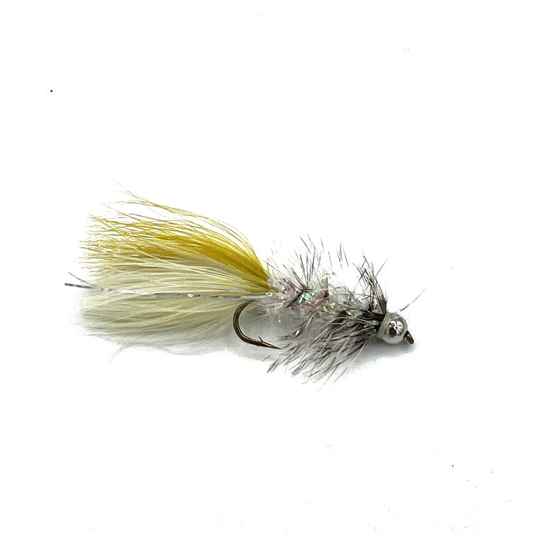 Dream Cast Fly Fishing GAVIGLIO'S SILVER MINNOW BUGGER TUNG. BEADHEAD