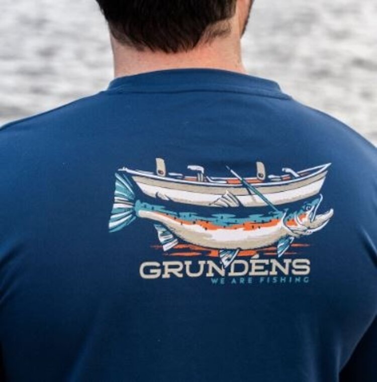 grundens DRIFT BOAT LONG SLEEVE TECH TEE