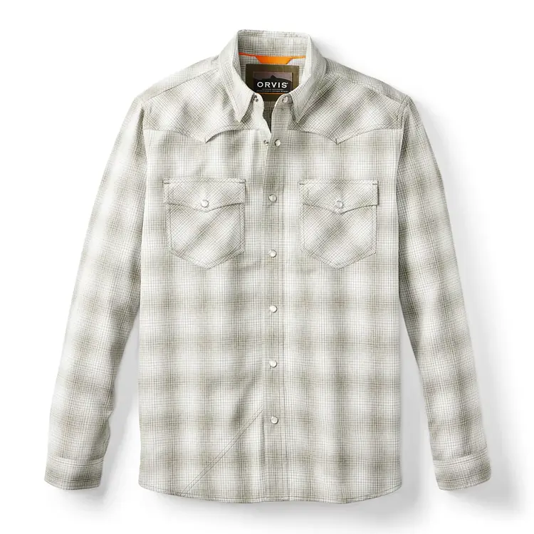 ORVIS TECH CHAMBRAY WESTERN SHIRT