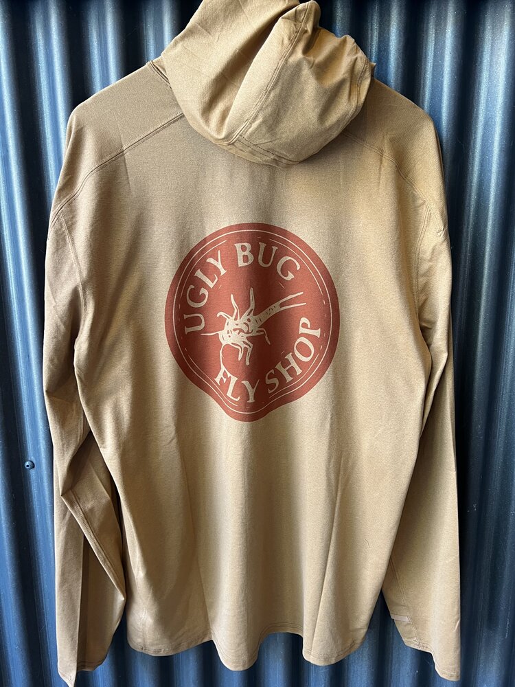 SIMMS M'S SOLARFLEX HOODY WITH UGLY BUG FLY SHOP LOGO