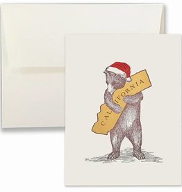 Santa Bear Note Card