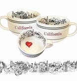 Heart in CA Soup Mug