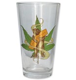 Cannabis CA Bear Hug Pint Glass