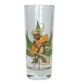 Cannabis CA Bear Hug Shooter / Tall Shot Glass