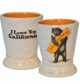 CA Bear Hug Ceramic Shot Glass