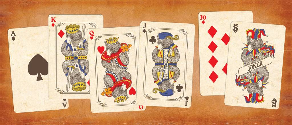 CA Bear Hug Playing Cards