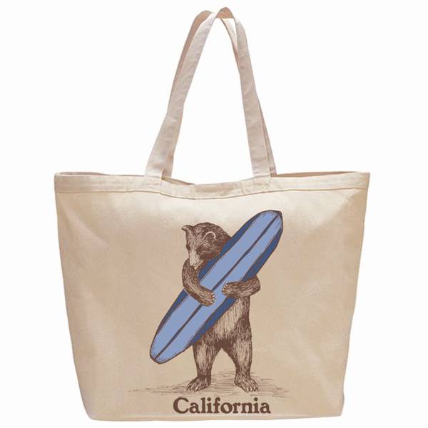 Surf Bear Beach Bag/Oversize Tote