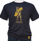 Vintage CA Bear Hug Tee, Heather Navy