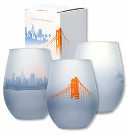 SF Fog Stemless Wine Glass