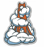 SF Fog Vinyl Sticker