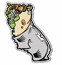 Cal-Burrito Vinyl Sticker