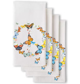 SF Mercantile Butterfly Peace Sign Flour Sack Tea Towel