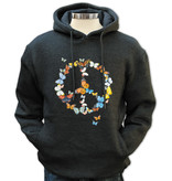 SF Mercantile Butterfly Peace Pull Over Unisex  Hoodie