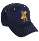 SF Mercantile CA Firefighter Bear Cap, Navy Blue Twill