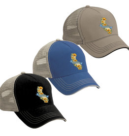 SF Mercantile CA State with Poppies Trucker Hat