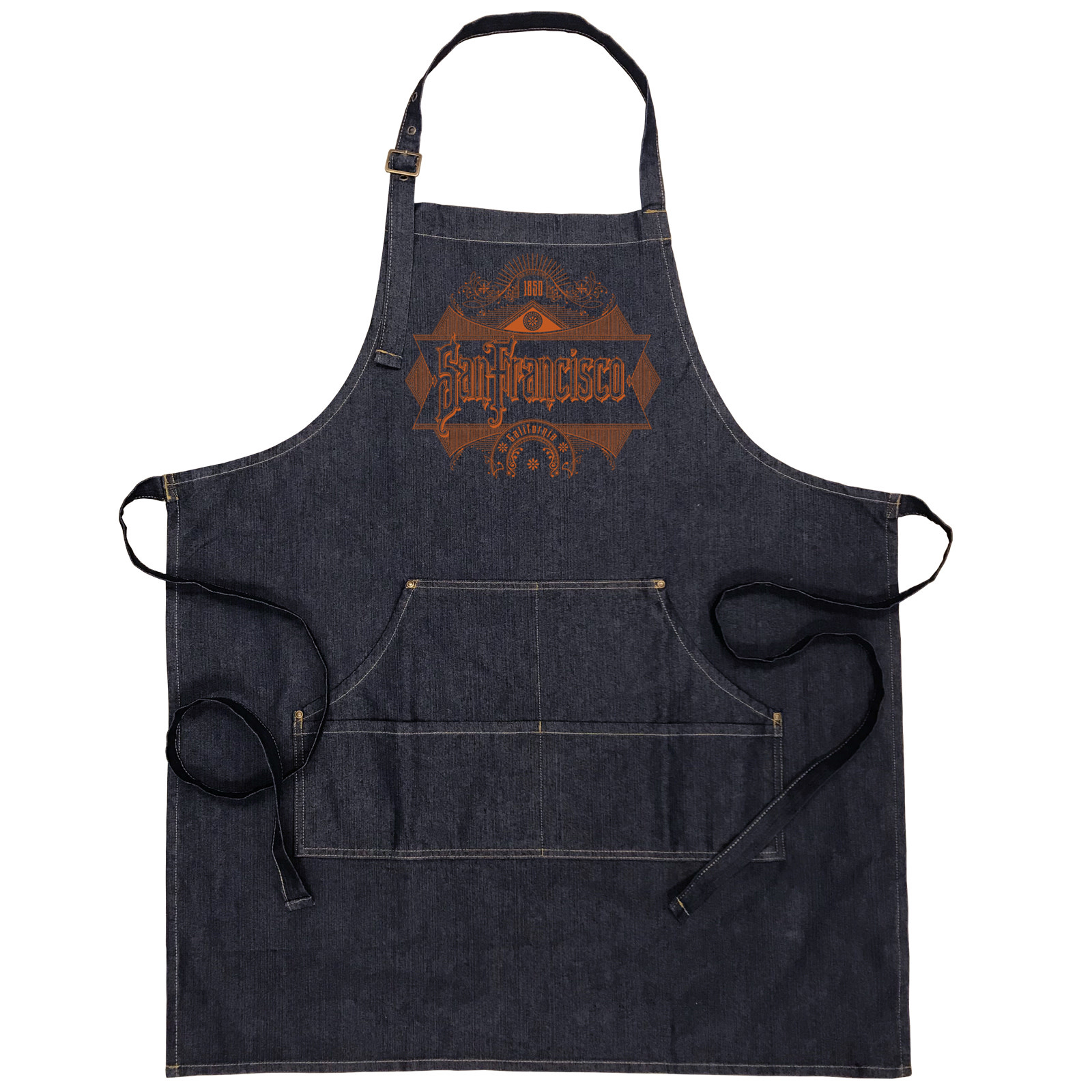 Vintage Graphic San Francisco Denim Apron