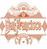 Vintage Graphic San Francisco Denim Apron
