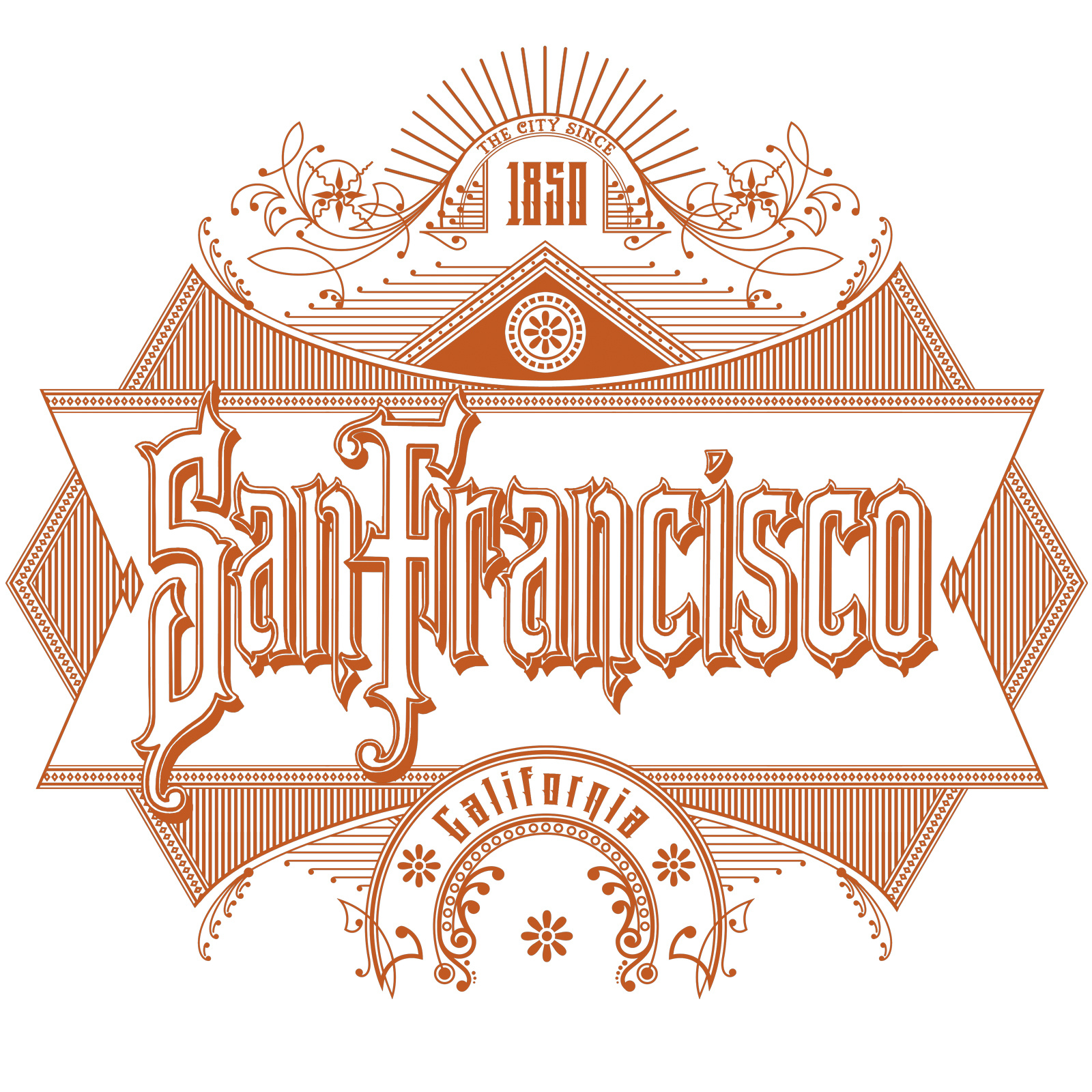 Vintage Graphic San Francisco Denim Apron