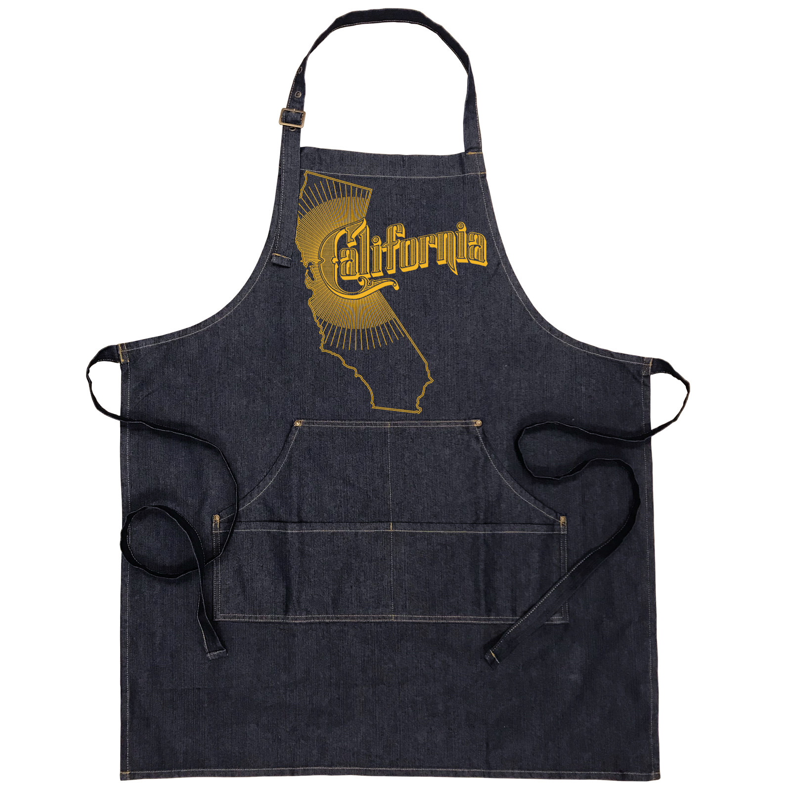 Vintage California Graphic Denim Apron