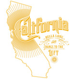 Vintage Graphic California Women's Scoop Neck Tee