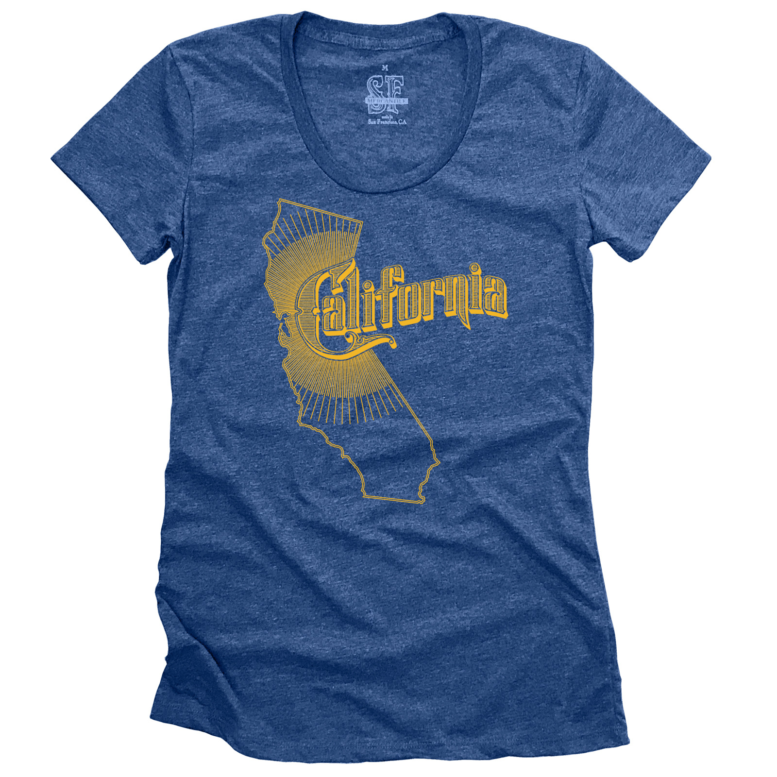 Vintage Graphic California Women's Scoop Neck Tee