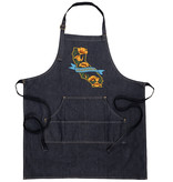 SF Mercantile CA State with Poppies Denim Apron