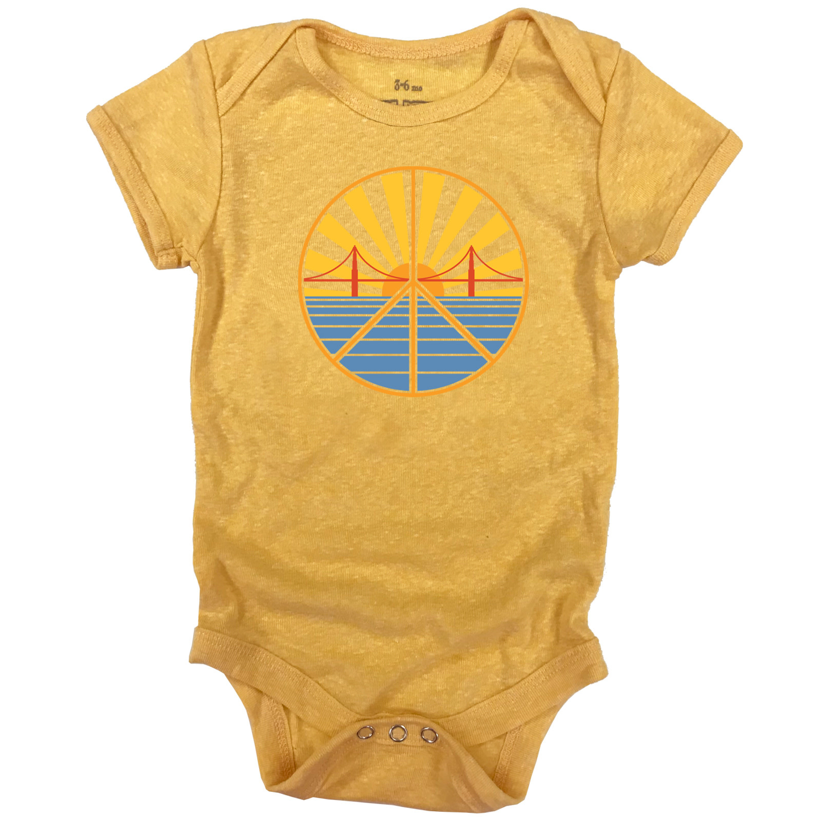 GGB Sunset Peace Onesie