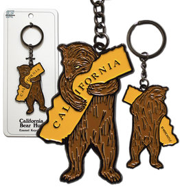 SF Mercantile California Bear Hug Enamel Keychain