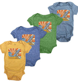 Sun and Waves Surf Bear Onesie