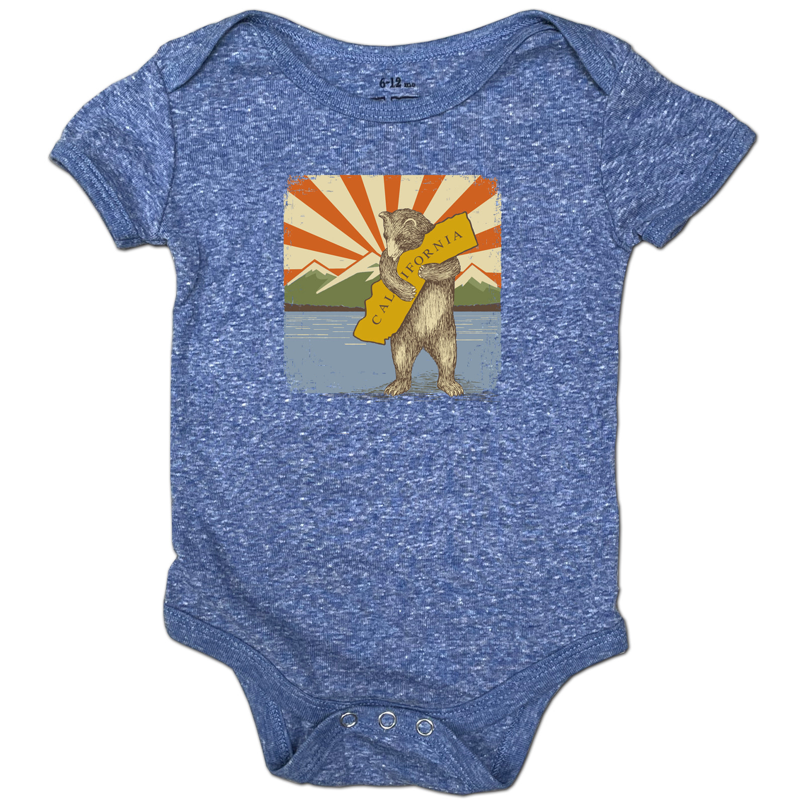 Mountain and Lake Bear Onesie