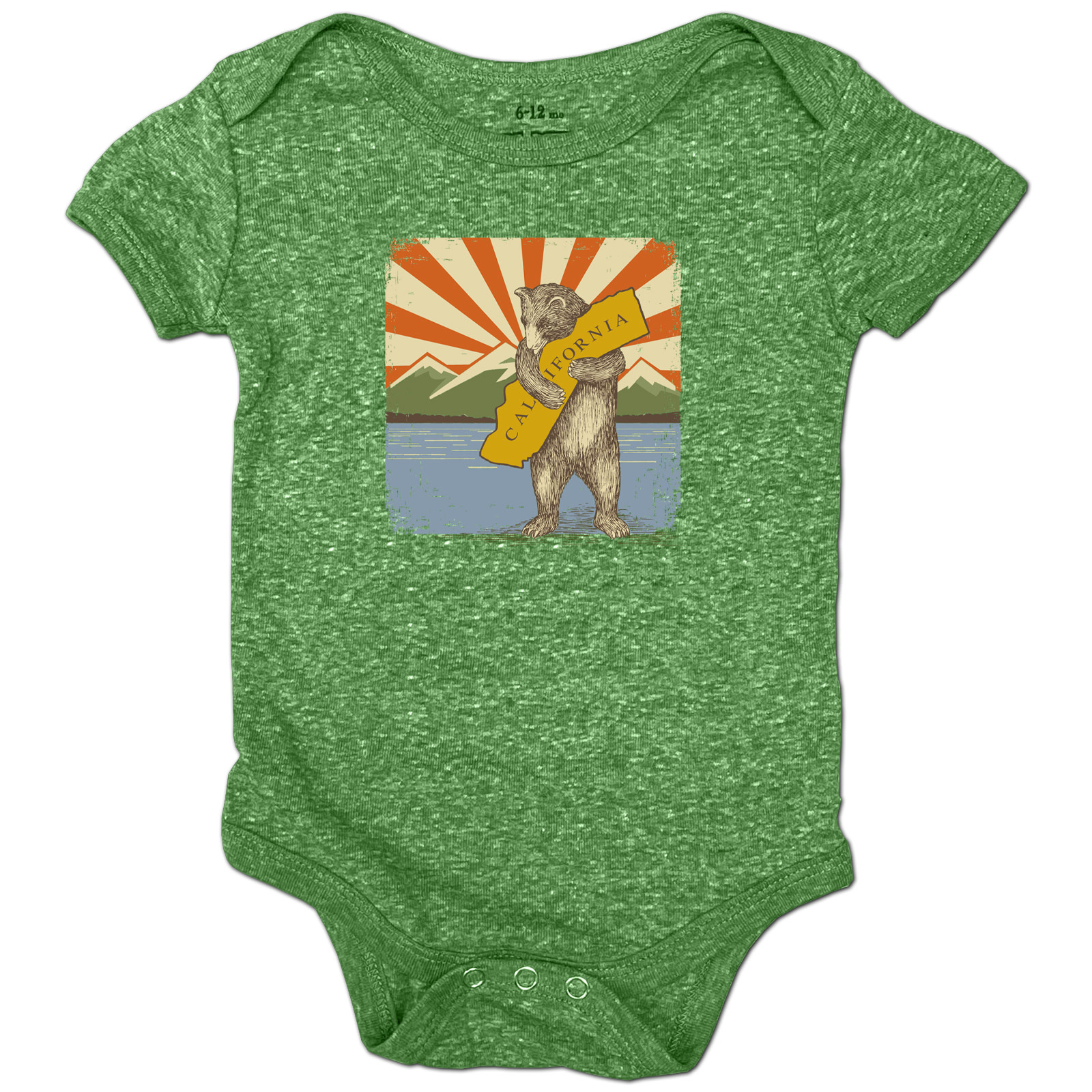Mountain and Lake Bear Onesie
