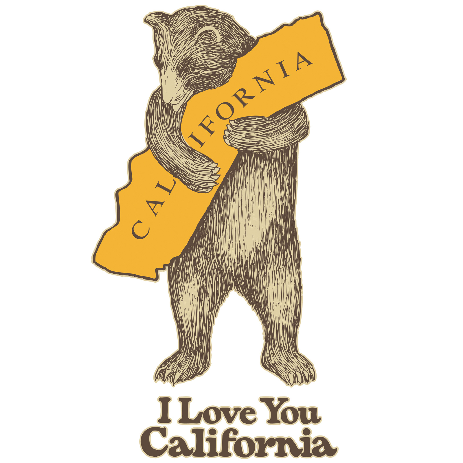 CA Bear Hug Natural Onesie