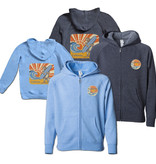 Kids Sun & Surf Bear Zip Hoodie