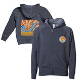 Kids Sun & Surf Bear Zip Hoodie