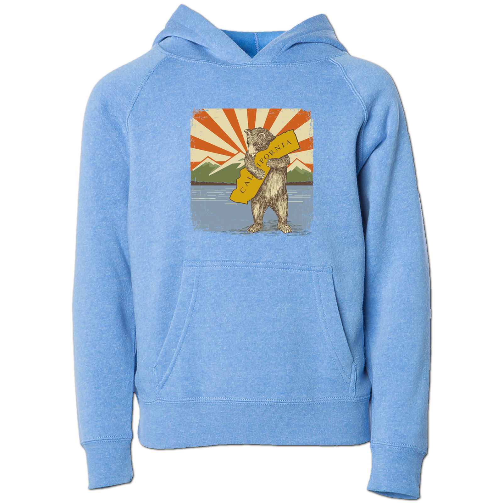 Kids Mountain Bear Pullover Hoodie