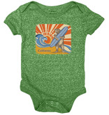 Sun and Waves Surf Bear Onesie