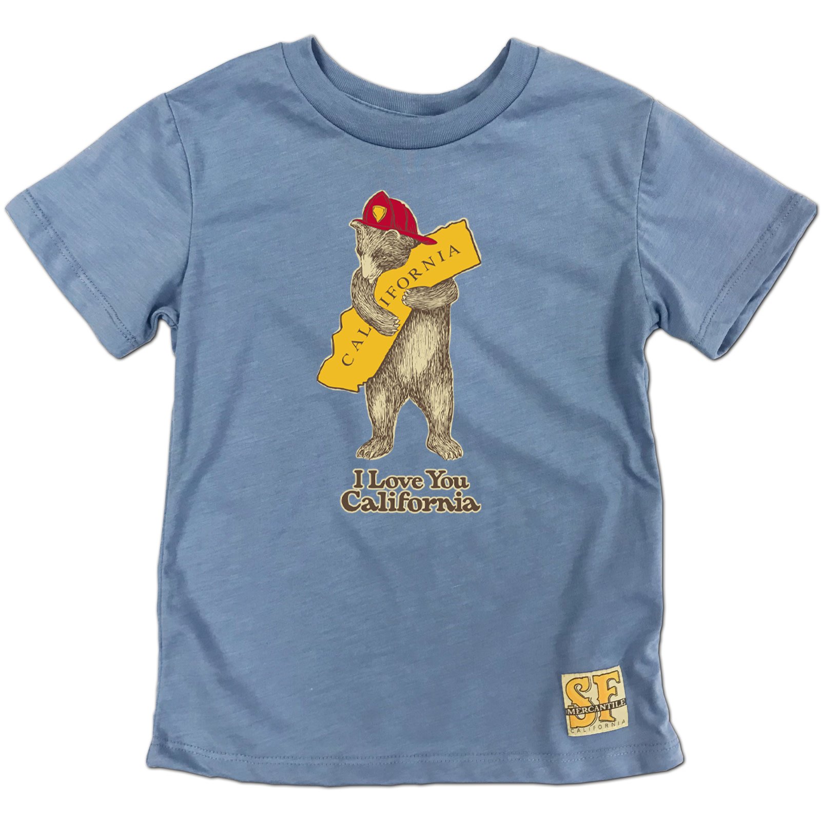 Kids CA Firefighter Bear Tee