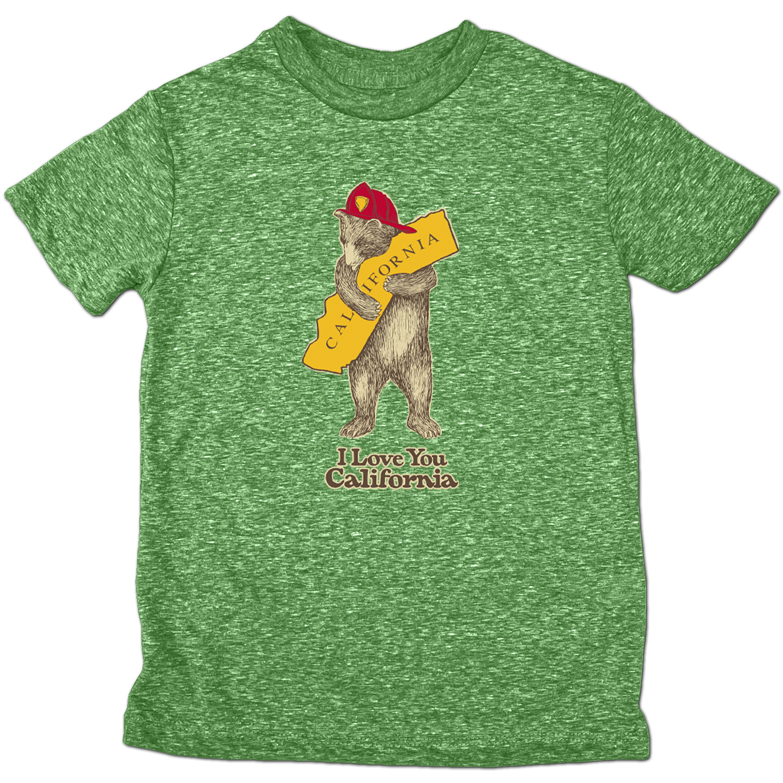 Kids CA Firefighter Bear Tee